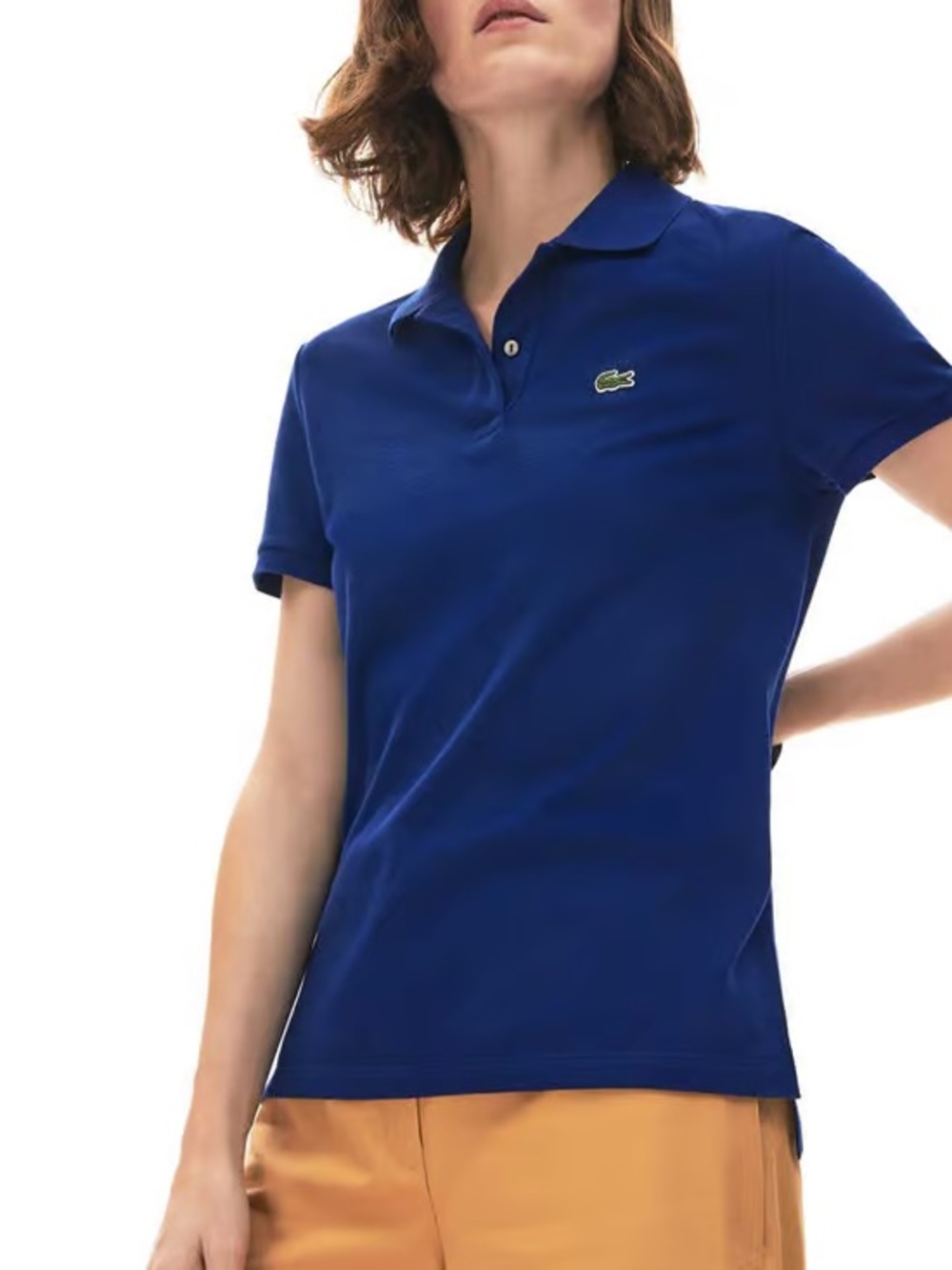 Lacoste Women's Royal Blue Short-Sleeve Polo